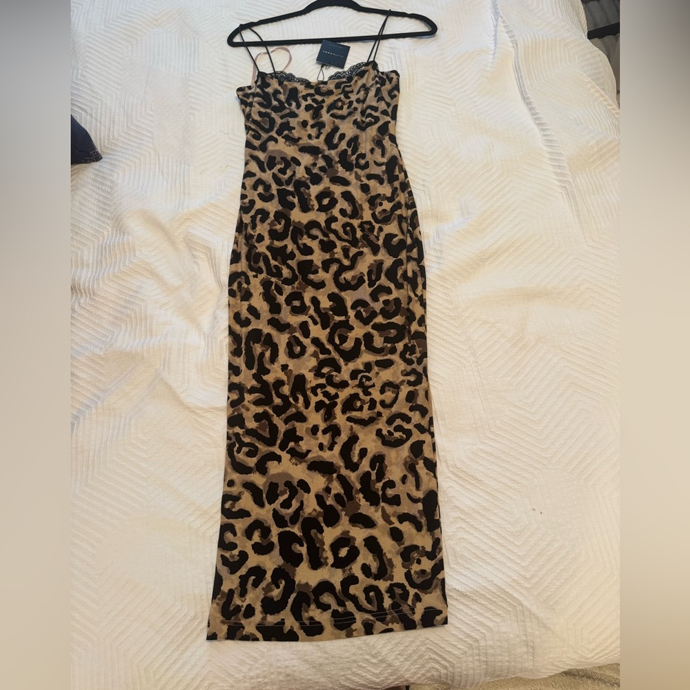 leopard print dress